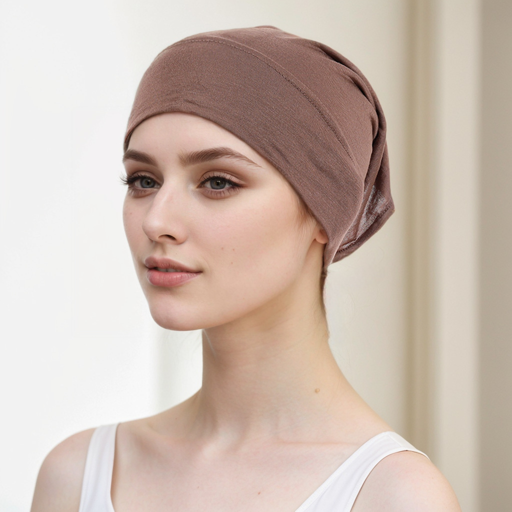 Muslim hat Multi-color elastic mercerized cotton bottom cap cap_voghion.com