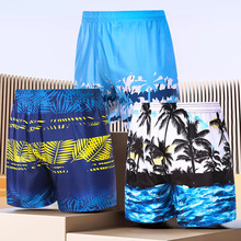 工厂批发男士大码泳裤速干透气防尴尬游泳裤加肥宽松成人运动短裤