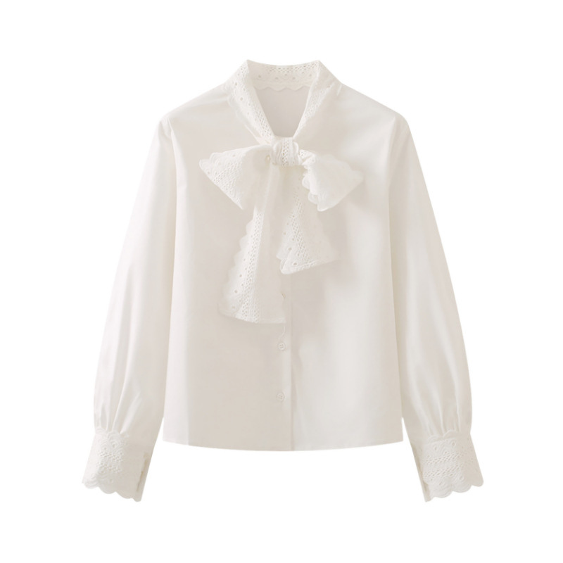 Shirt with bow