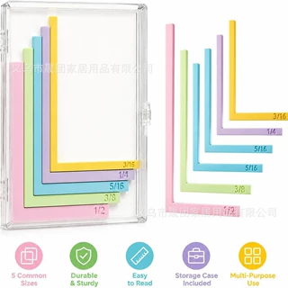 现货Paper Crafting Alignment Guides纸艺对齐导尺间距定位工具