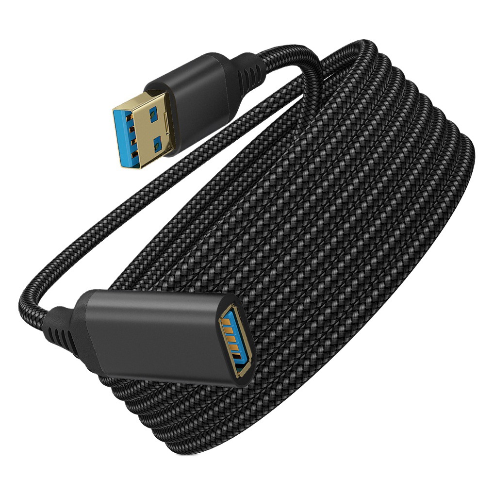 Transfronterizo USB3.0 macho-hembra cable de datos U disco teclado ratón PS4 PS5 consola de juegos manejar cable de extensión de carga