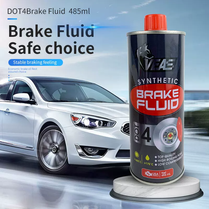 厂家直销485ML汽车刹车油全合成润滑油碟刹油DOT4机动车辆制动液