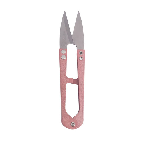 Kinda Rimei Spring Yarn Cutter Carbon Steel Thread Trimmer Special V-shaped Cross Stitch Tailor Small Scissors 12 pieces in a row