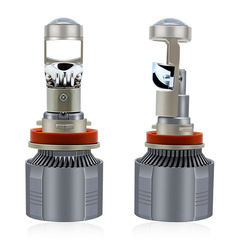 Promotion car LED headlights A80 fisheye lens H7 H11 universal non-destructive installation for electric motorcycles