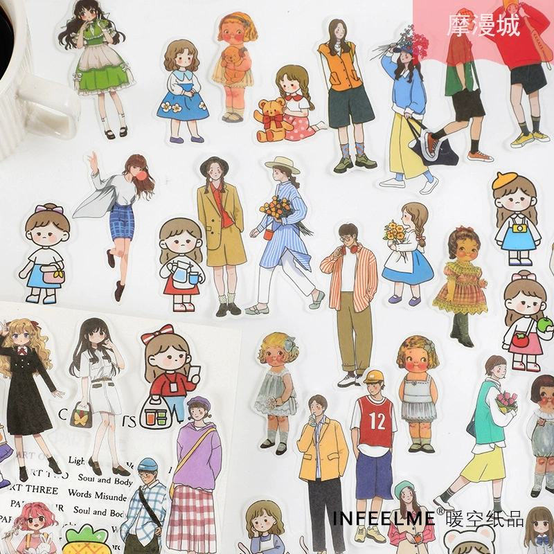 Ты яркая звезда серии Infeel.Me и бумажная наклейка пакет аниме девушка DIY декоративные наклейки 40 штук на 6 моделей