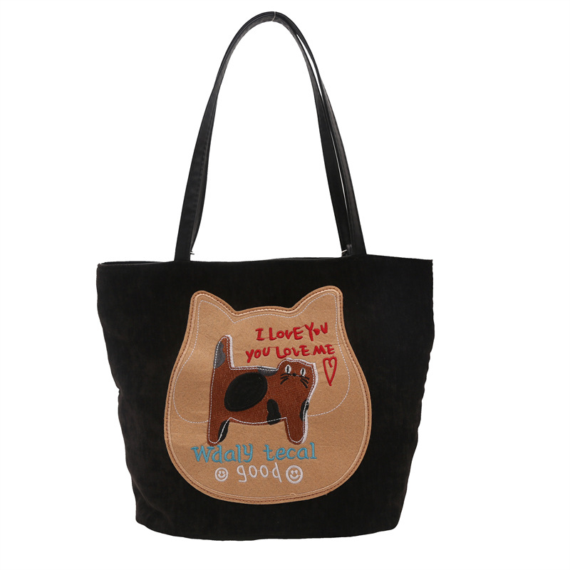 Bagos de gran capacidad para chicas encantadoras otoño / invierno 2024 nuevo estilo retro bolso de hombro de moda alta sensación bolso de brazo