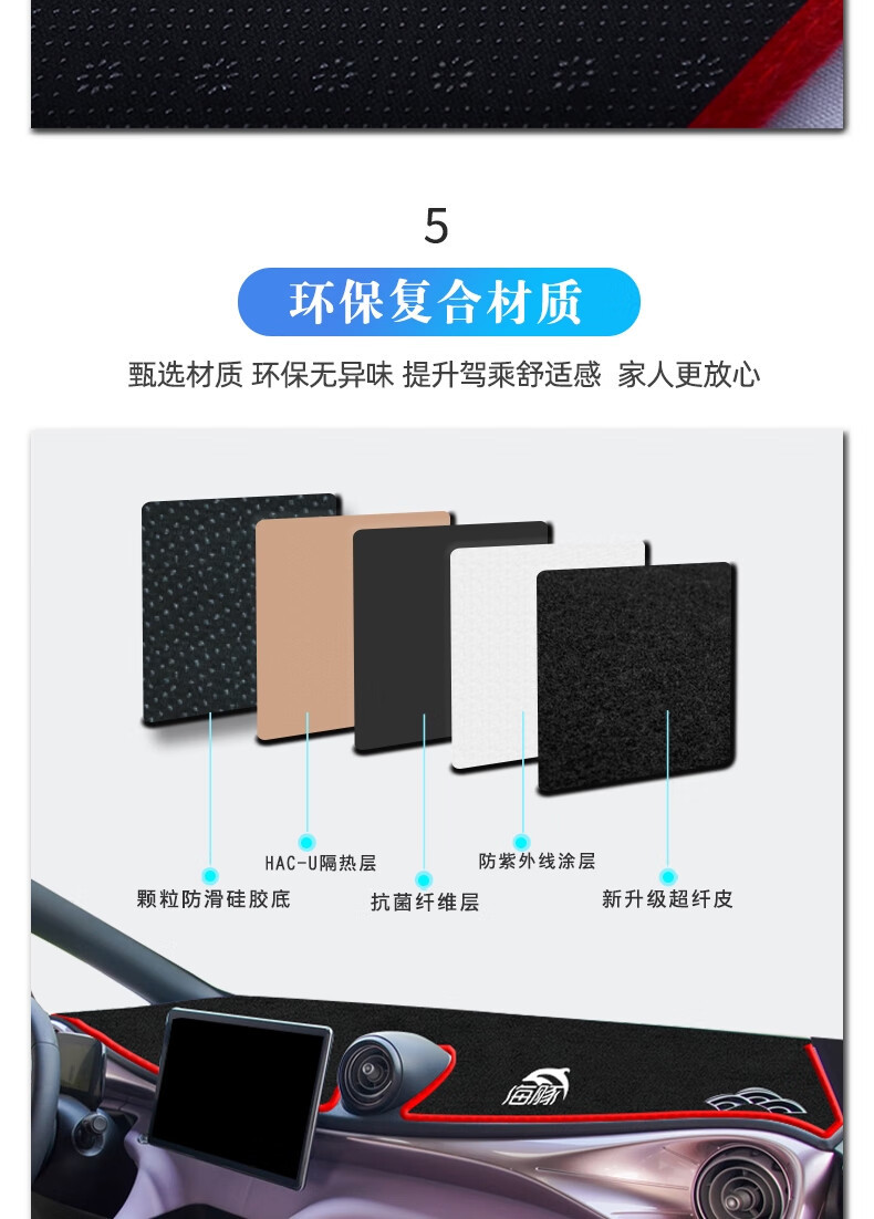 Suitable for 25 Byd Dolphin Honor Models, Special Center Console Sun Protection Mat, Interior Sunshade Modification Parts