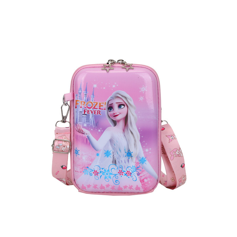 Creativo y simple 2025 nueva tendencia de moda bolso de cáscara de huevo para niños bolso de mensajero de hombro fresco y dulce para mujer de dibujos animados