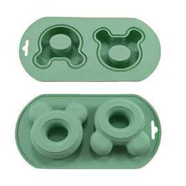 米国热卖款新奇特卡通烘焙模甜甜圈硅胶模大号甜甜圈硅胶冰格模具