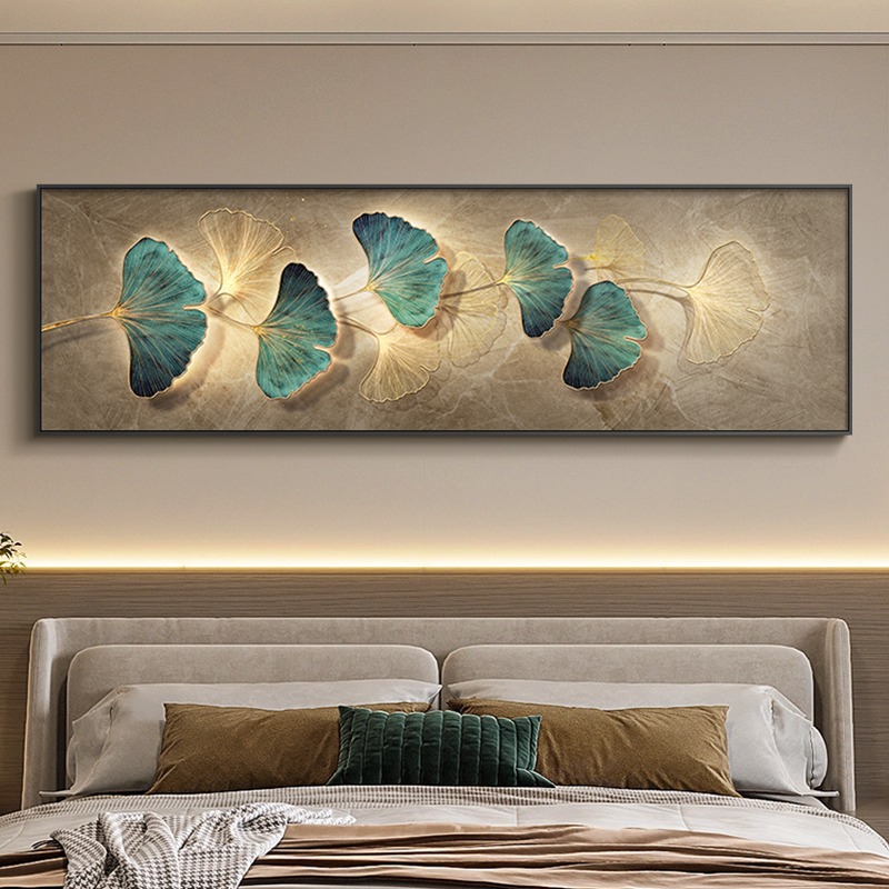 Bedroom Bedside Decorative Painting Accessible Luxury High-End Banner Living Room Mural Master Bedroom Painting 2024 New Hotel Room Hanging Painting