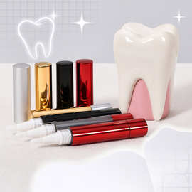 跨境定制美牙笔牙齿美白凝胶去黄洁牙笔美白分装笔涂抹式凝胶