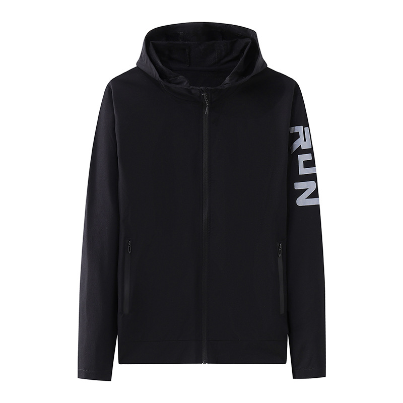 Otoño chaqueta deportiva de los hombres al aire libre a prueba de viento impermeable cazadora montañismo ropa deportiva chaqueta casual chaqueta con capucha