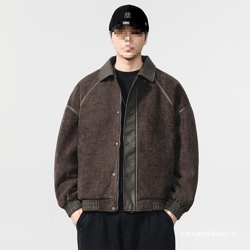 90 Duck down American Style Lightweight down Jacket 2025 Trendy Brand Winter Lapel Warm Bomber Jacket Wholesale