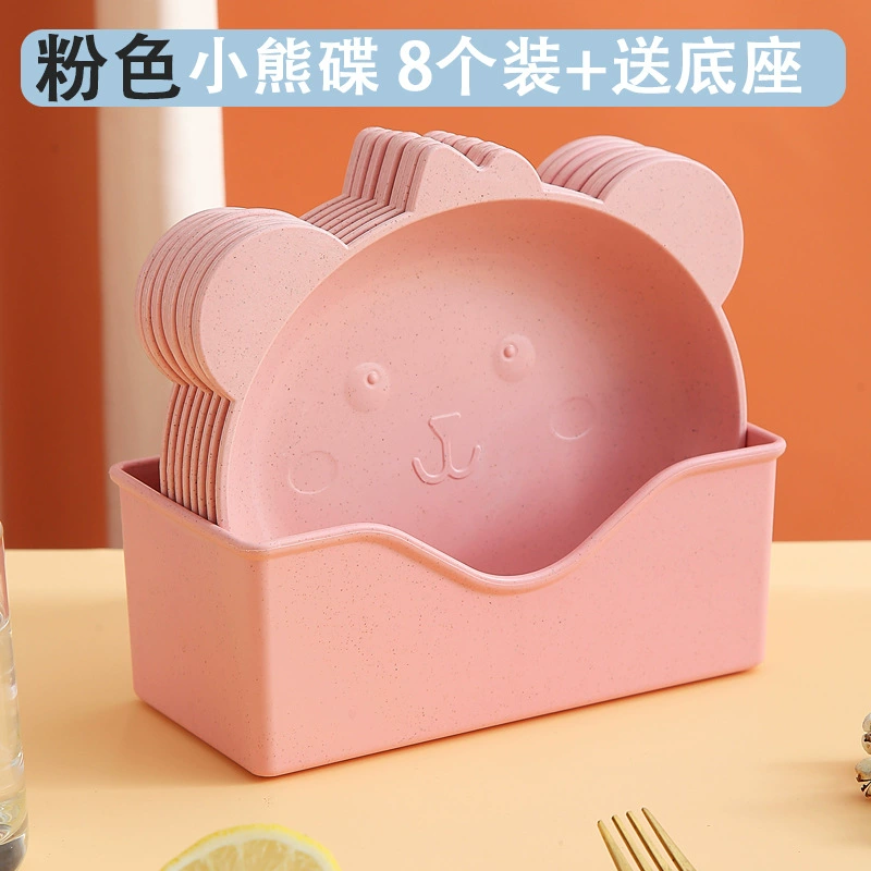 Geometric Plastic Cute Desktop Trash Bin, Home Small Waste Can, Decorative Shapes & Colors
