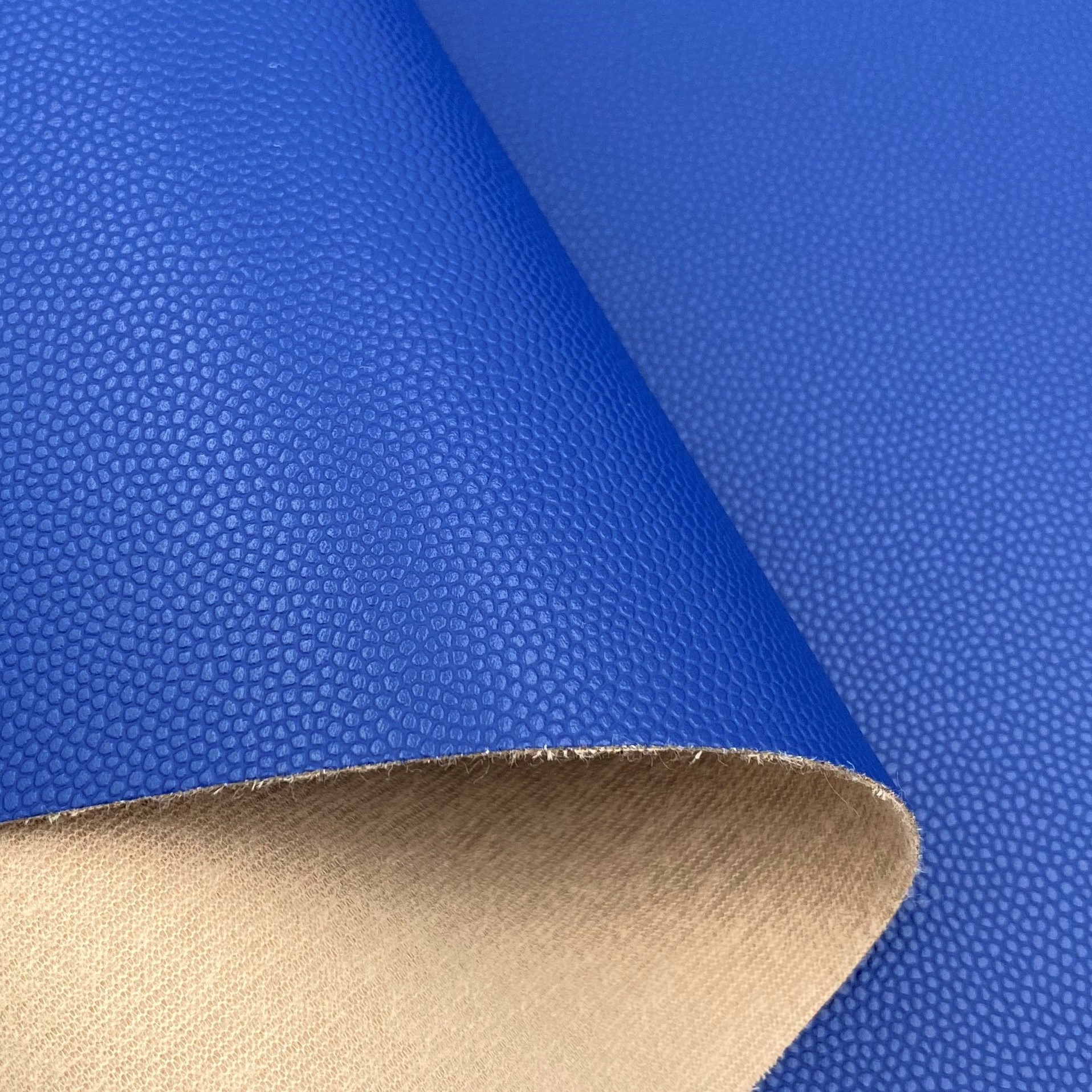 现货0.8厚足球/皮球纹 PVC皮革拉毛底 箱包手袋家具人造革皮革