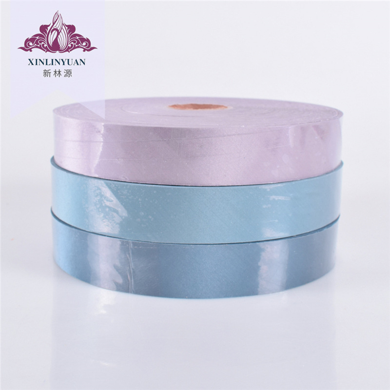 【LG210-249】色丁材质亮光45°斜条包边布 嵌条滚边布可定切宽度