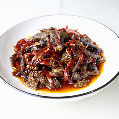 辣伙人手工现做冷吃牛肉干香辣味100g四川特产休闲食品一件代发