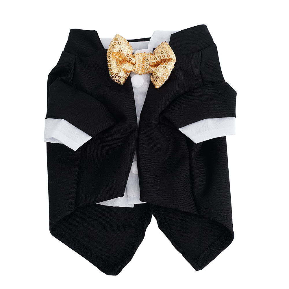 Formal Simple Style Polyester Color Block Pet Clothing display picture 1