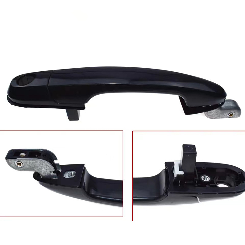 Adecuado para Hyundai Tucson 05-12 manija de puerta externa cuerpo de manija suministros de decoración cromado.