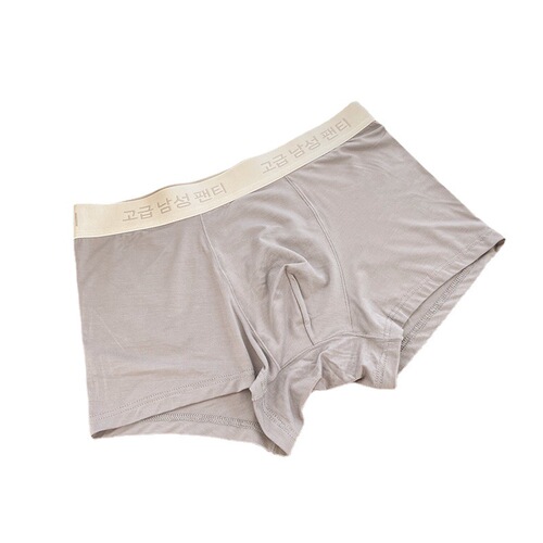 South Korean original single Molidel pure cotton men's briefs flat-bottomed pants invisible large size all-cotton antibacterial crotch four-cornered pants wholesale