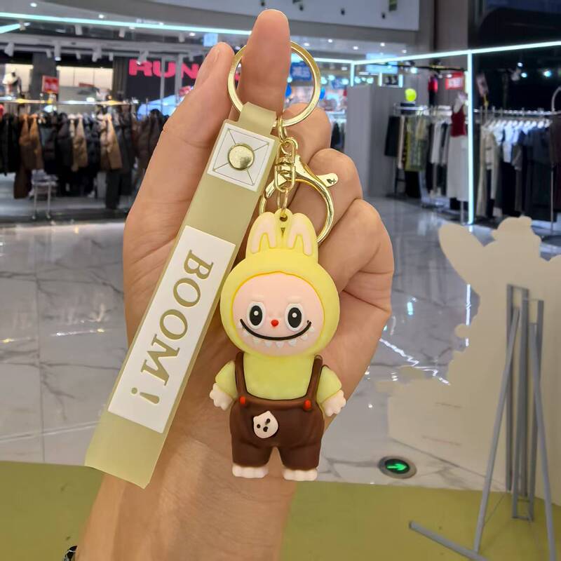 跨境拉布布可爱系列钥匙扣创意公仔坐姿汽车背包挂饰地摊礼品批发|undefined