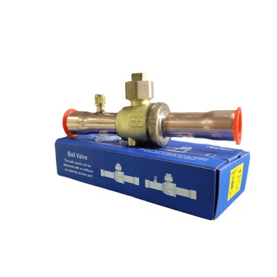 派尔克制冷球阀PKB-04S-08S空调冷库带检测口制冷截止阀球阀配件|ms