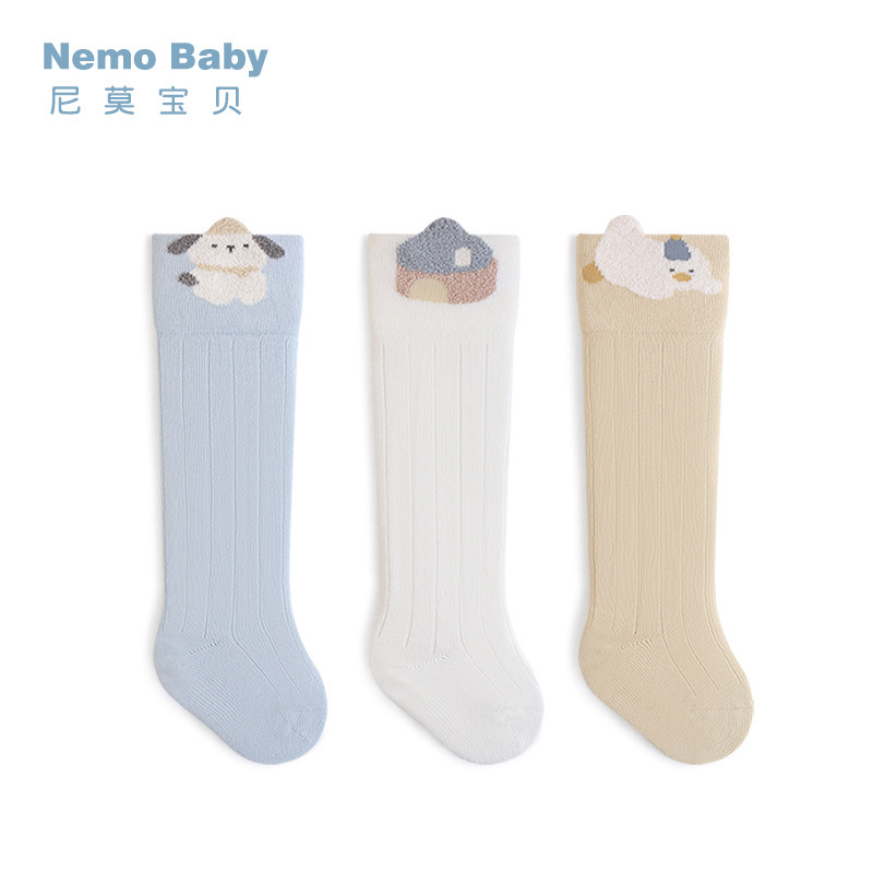 Baby Stockings Autum New Cotton Socks over the Knee Cartoon Loose Mouth Boneless Antibacterial Newborn Baby High Socks Baby Stockings Autum New Cotton Socks over the Knee Cartoon Loose Mouth Boneless Antibacterial Newborn Baby High Socks