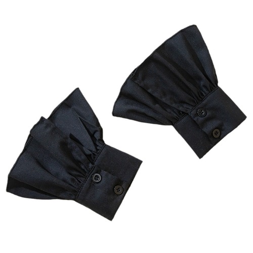 New cotton accessories with lace and elegant small perfume style, three-dimensional lace decoration on cuffs, faux collar