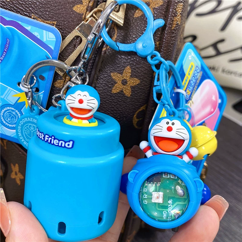 Брелок Doraemon «Космический корабль» со светом, антистресс подвеска, 10×5×10 см