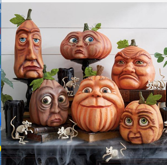 ハロウィン パンプキン 屋外装飾 ゴーストパーティー シックス グリーブルズ レジン工芸品 クリエイティブオーナメント|undefined
