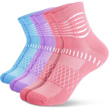 C 73606 Black Gray White Thick Sport Socks �Ӻ��˶�����