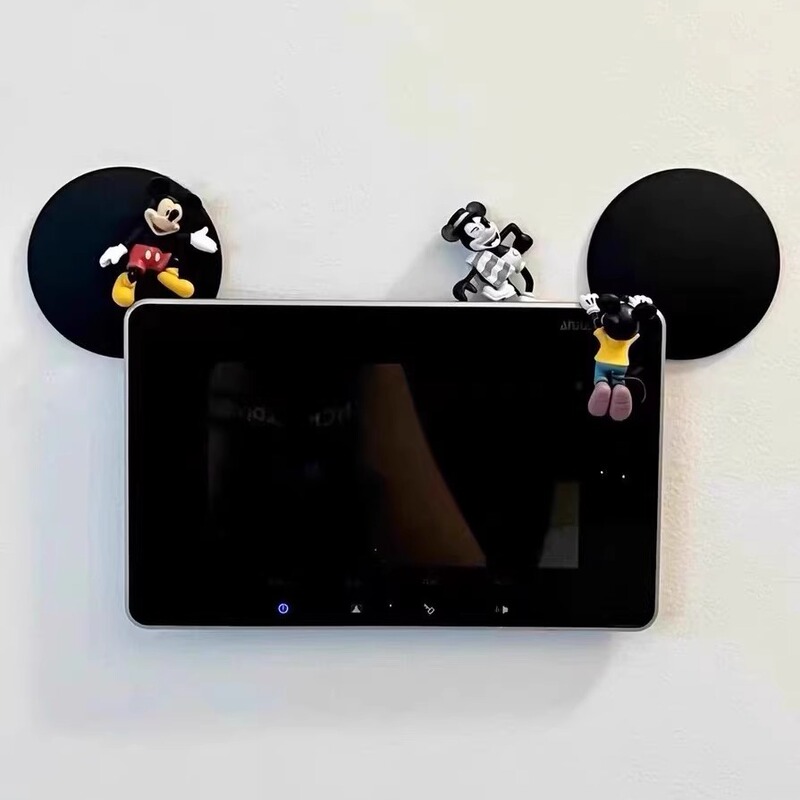 玄関ビデオドアベル装飾装飾品インターホン電話スイッチリビングルームの壁スクリーンアクセサリークリエイティブな変身|undefined