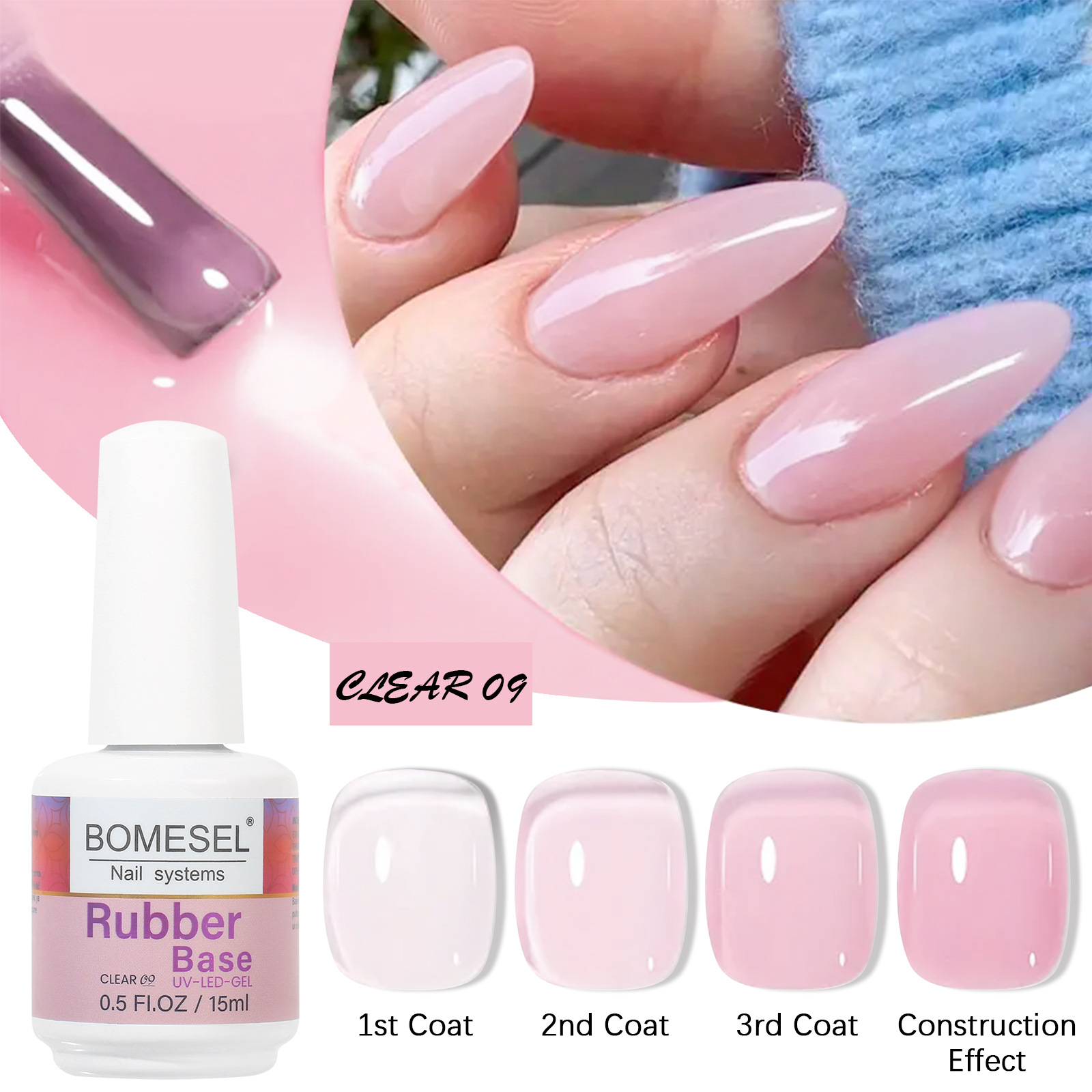 Explosiones transfronterizas imprimación de goma de manicuras populares en Europa y América imprimación puede ser contratada por el comercio exterior esmalte de uñas kg paquete