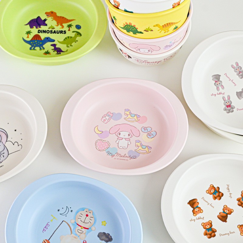 Japan imported skater cartoon household supplementary bowl baby children's tableware anti-fall tableware 290ml