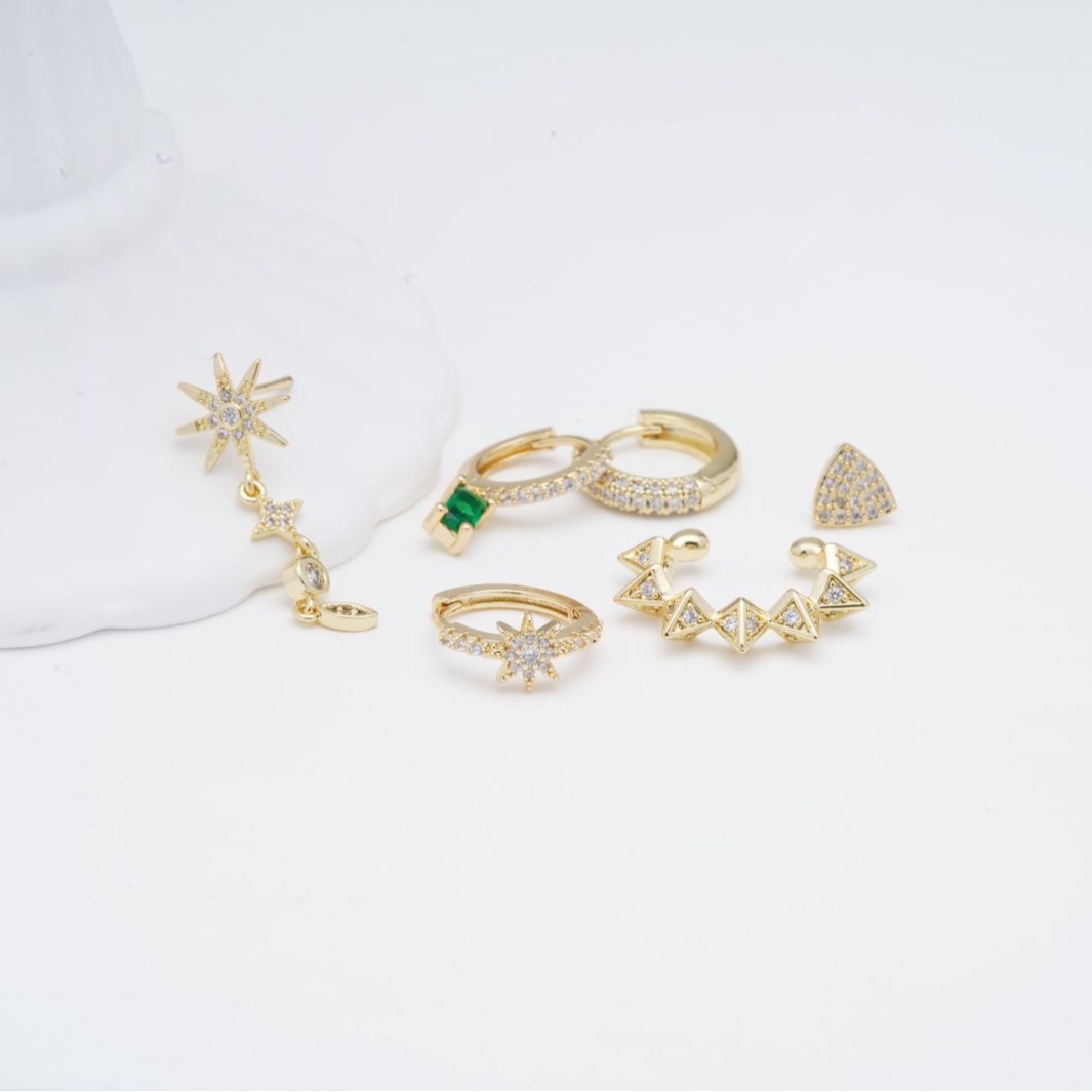 Trend geometric earrings