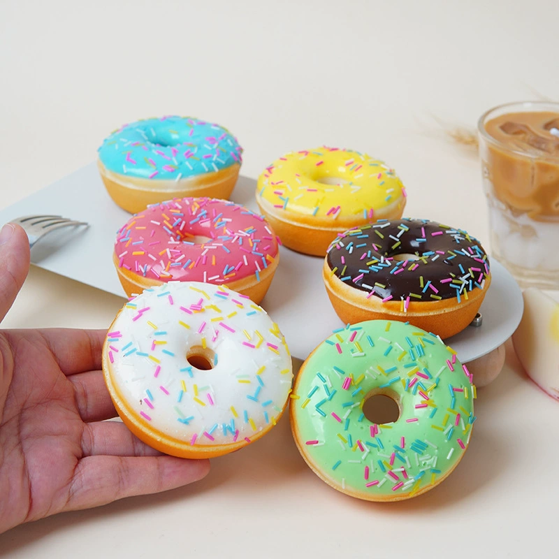PU Simulation пончик реквизит креативный домашний холодильник украшения имитация торта Десерт пончик ледяной ящик наклейки