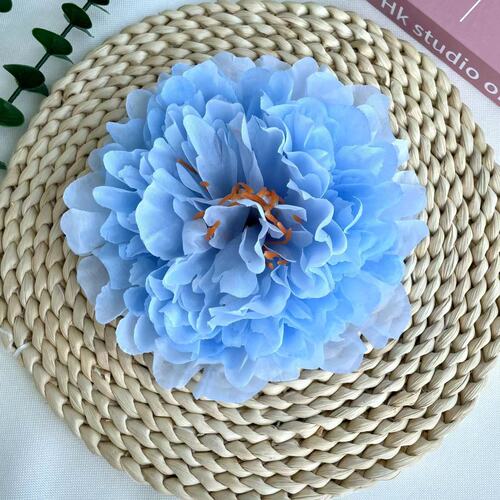 19cm large peony head simulation flower lantern decoration wedding floor arch flower arrangement gift box ornaments silk flowers