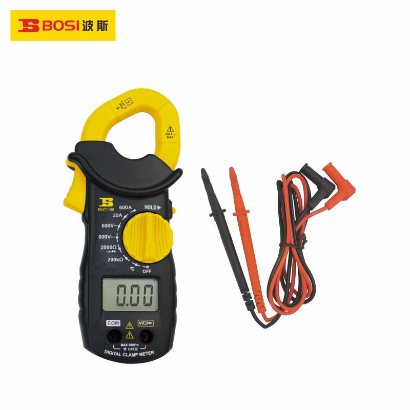 波斯工具交流钳形表钳型数字万用表BS471108