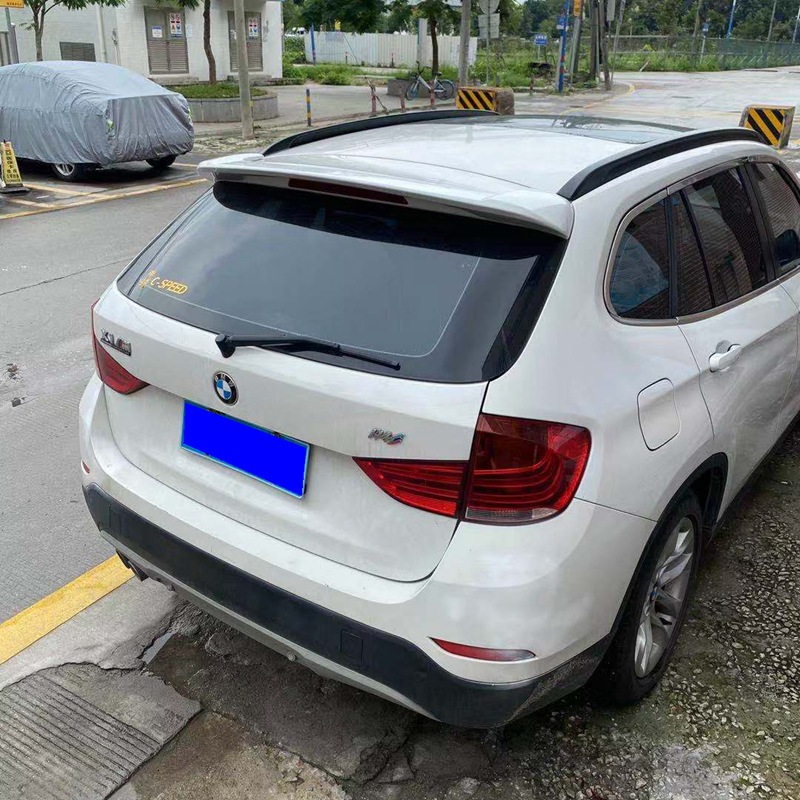 Suitable for 2010-2015 Bmw X1 Rear Wing E84 Rear Top Wing Modified Fixed Wing Carbon Fiber Pattern Spoiler