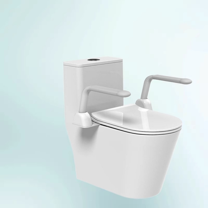 Barra de apoyo de seguridad para inodoro de baño para personas mayores y discapacitadas, pasamanos para inodoro para ayudar a levantarse, sin necesidad de taladrar.