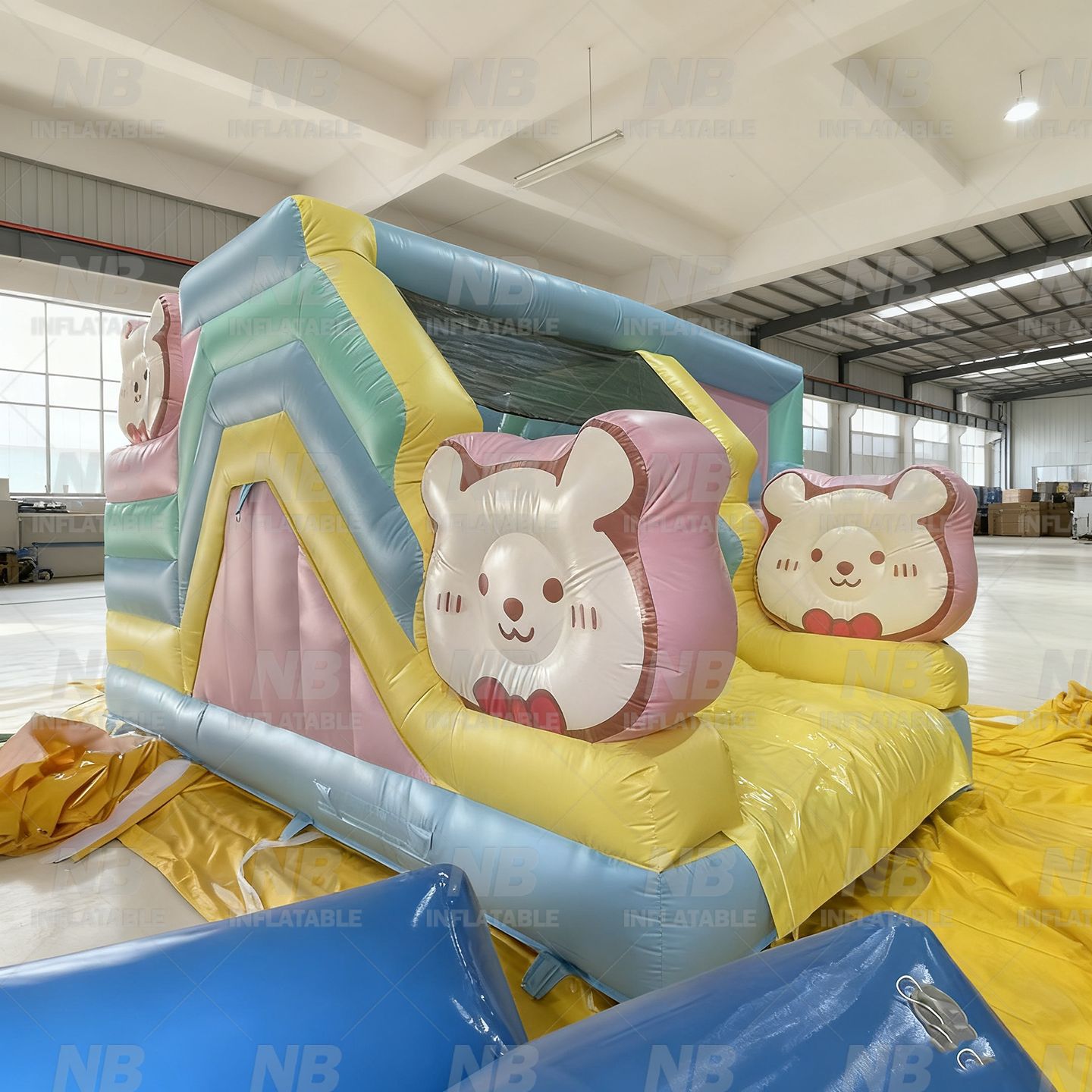 Casas inflables para niños indoor y outdoor jardín sala de rebote cama pequeña piscina inflatable castillo traviesos