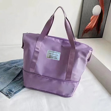 可扩展旅行收纳袋大容量手提瑜伽健身包可套拉杆箱防水行李待产包