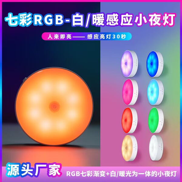 LED smart induction electromagnetic magnetic self-adhesive night…