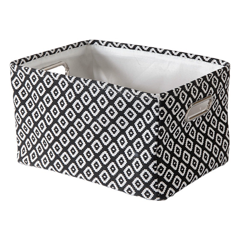 Tela portátil de escritorio CAJA PLEGABLE caja de almacenamiento de juguete cesta de almacenamiento ropa cocina cajón engrosada cesta de almacenamiento