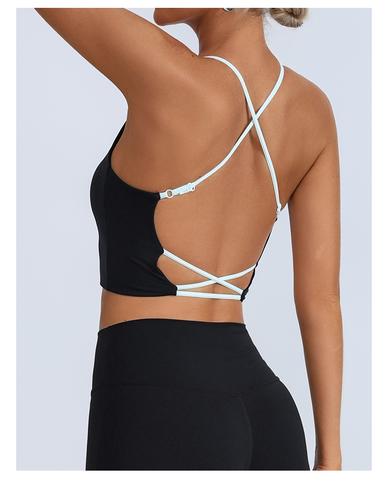 Chaleto de yoga original de nylon desnudo sensación de fitness ropa interior deportiva al por mayor oferta transfronteriza image 9