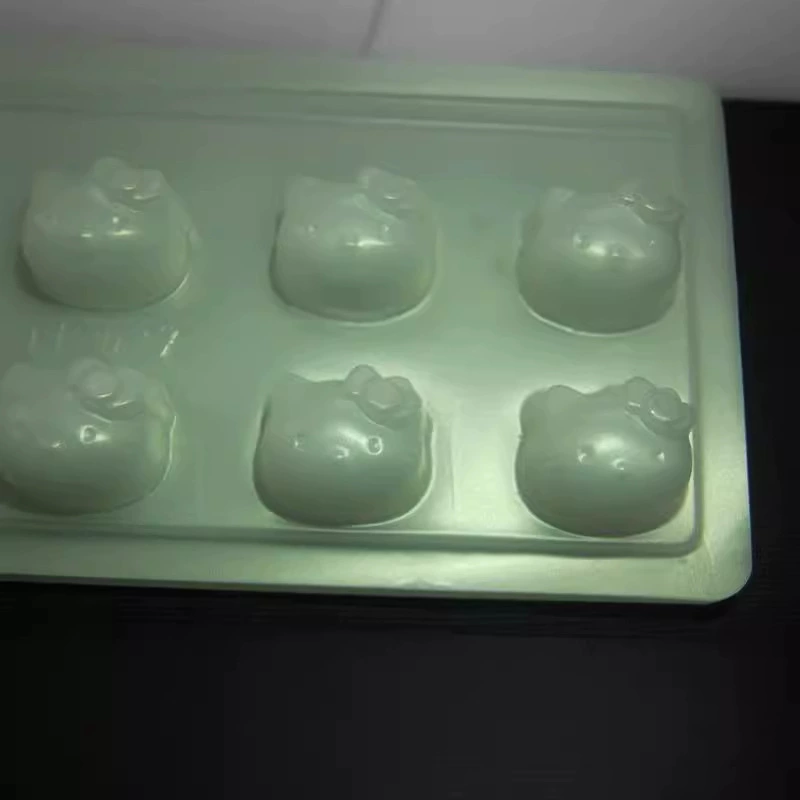Baking tools 15 KT cat head PP jelly molds chocolate molds