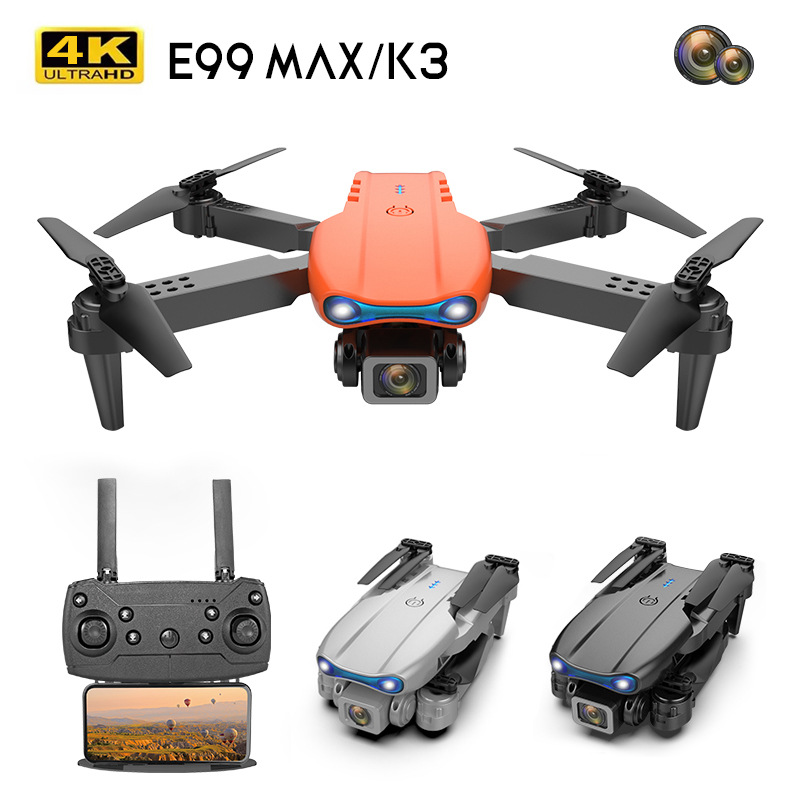 Aerial Photography E99Pro Folding Drone Dual-Camera Fixed-Altitude Quadcopter E88Pro Remote Control Aircraft Foldable