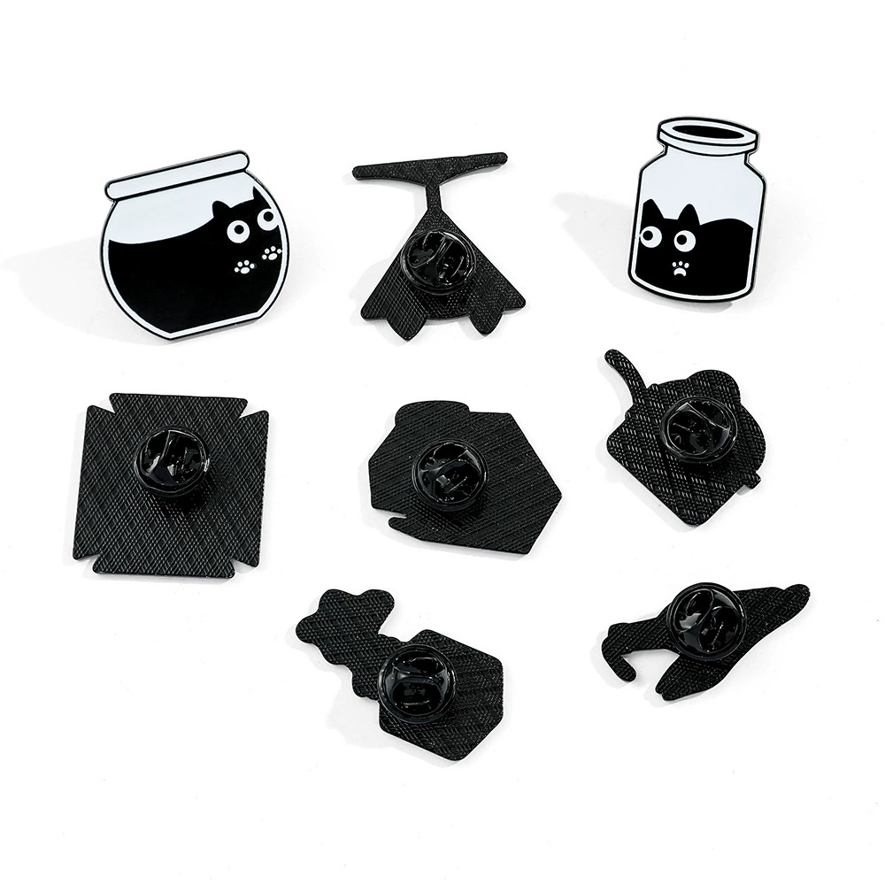 Cartoon creative brooch, ink, badge, accessory