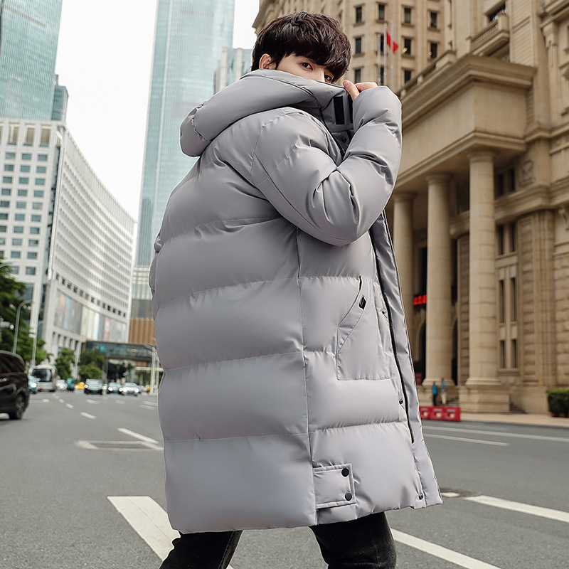 tton Masculino S comprimento médio outono inverno gordo plus size jaqueta acolchoada grossa de algodão quente_voghion.com