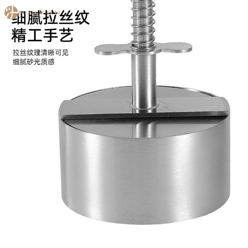 Cross-border new round meat press 304 stainless steel hamburger meat press kitchen tool manual meat press mold meat patty